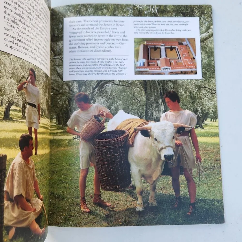Classical Rome Living History Book Hardcover Social Studies World History Julius